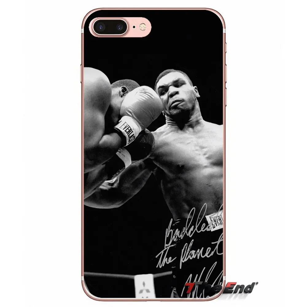 Бокс king удар Майка Тайсона для Apple IPhone X 4 4S 5 5S SE 5C 6 6s 7 8 плюс Plus прозрачный чехол из