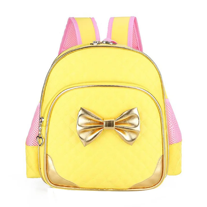Детский Школьный рюкзак принцессы с бантом Милый для маленьких девочек Школьные