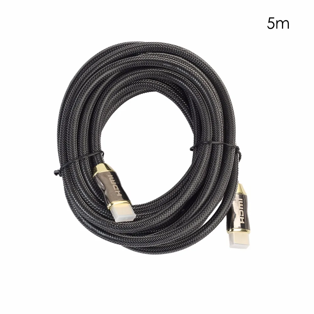 SOONHUA HDMI кабель 4K кабели HDMI 1 м 1,5 м 2 м 3 м 5 м 10 м для HD ТВ ЖК-ноутбука проектор компьютера