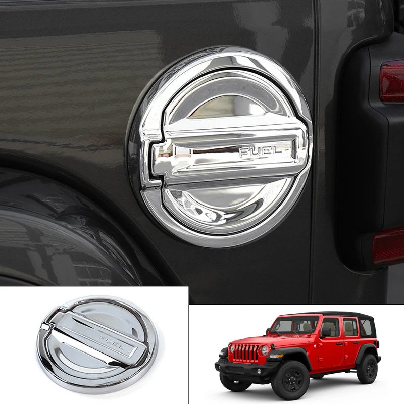 Для Jeep Wrangler JL 2018 2019 (не подходит для Модель JK) ABS пластик Топливный бак газа крышка
