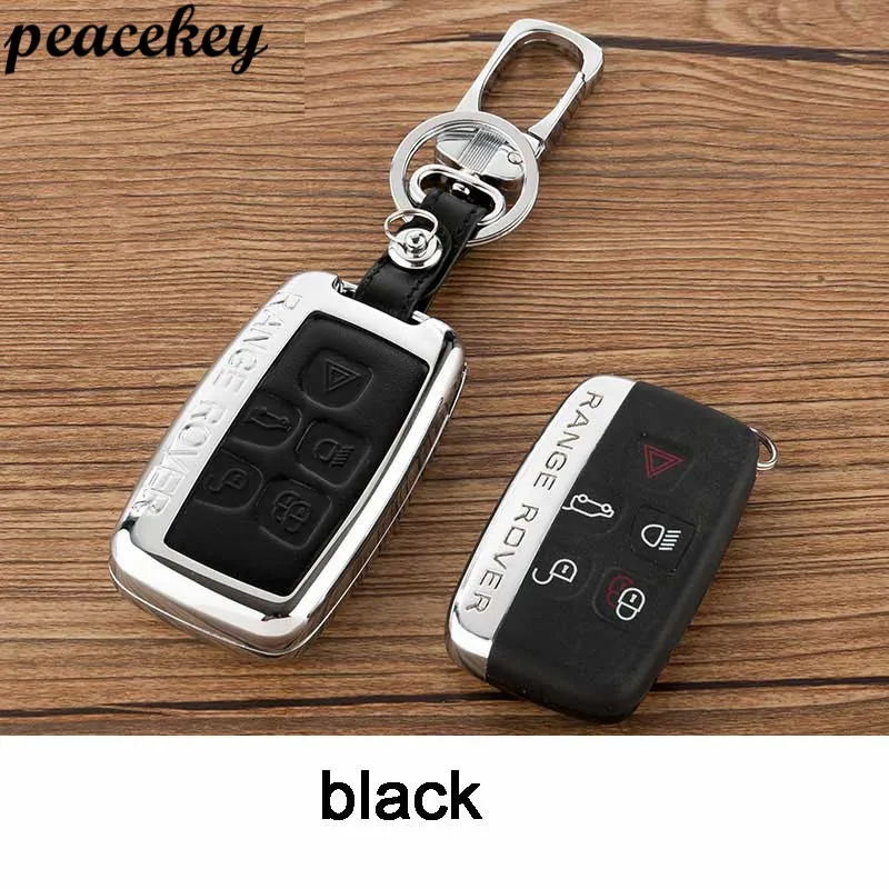 peacekey Zinc Alloy Leather Key Case Cover For Landrover Range Rover Freelander Evoque Discovery Keychain Wallet | Автомобили и