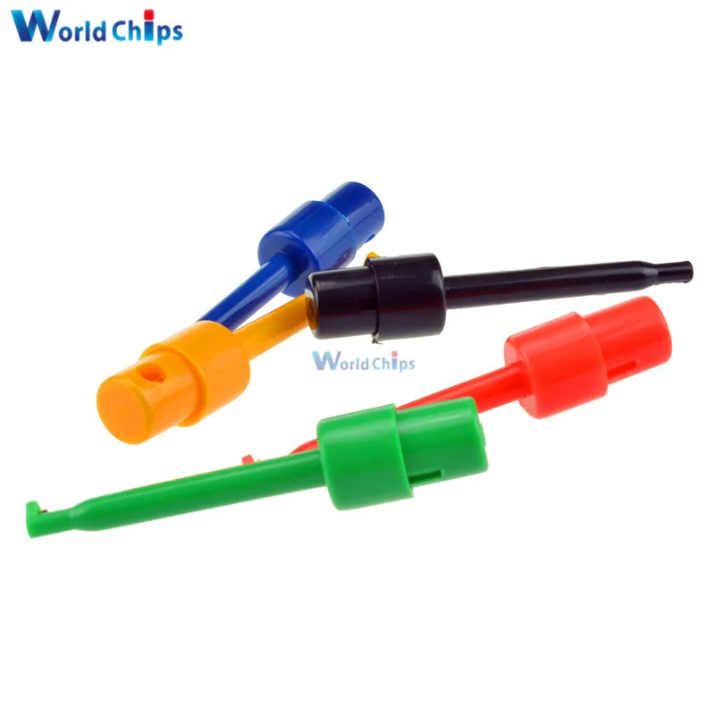 10 шт Большой размер круглый одиночный зажим с крючком зонд для Тестирования