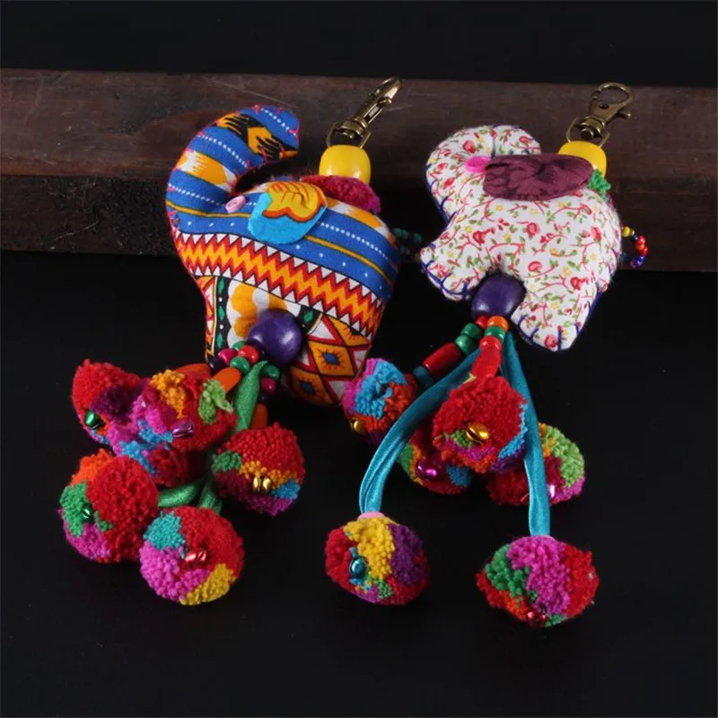 10 шт. брелок в форме слона этническом стиле с кисточками | Украшения и аксессуары