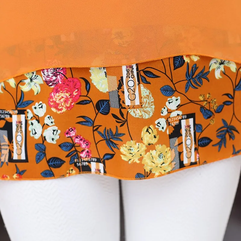 Женская Милая футболка с цветочным принтом коротким рукавом круглым вырезом