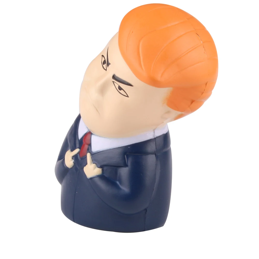 Новинка Kawaii Squishy Trump Splat Ball Squishies медленное снижение давления снятие стресса