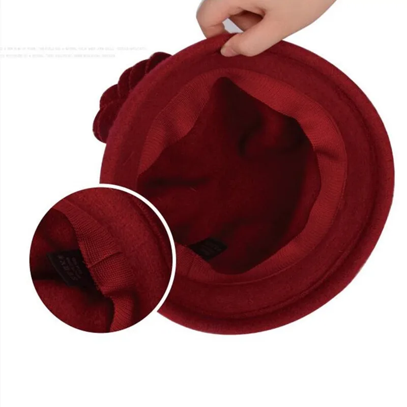 Панама шерстяная для женщин тонкая шляпа в рыбацком стиле среднего и пожилого