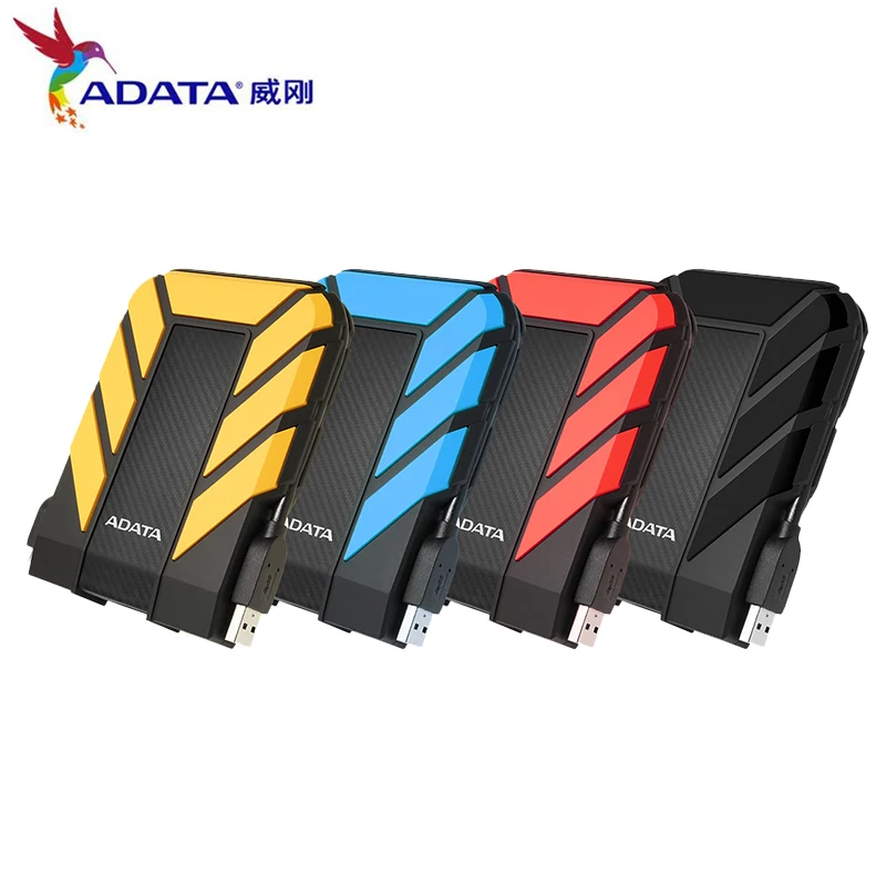 AData внешний HDD 1 ТБ 2 ТБ HD710 Pro USB3.1 2,5-дюймовый портативный жесткий диск военный Стандартный ударопрочный IEC пылезащитный