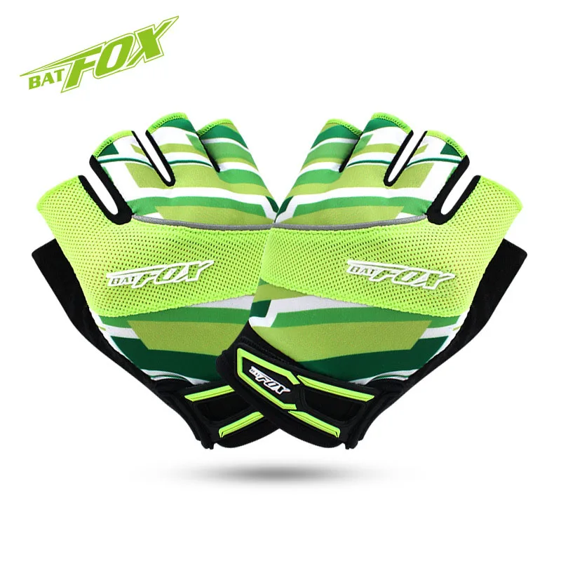 BATFOX 2017 Популярные летние велосипедные перчатки унисекс из лайкры с