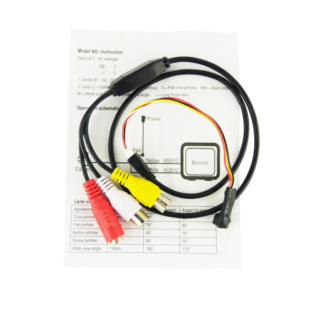 Мини камера видеонаблюдения VERYSMART домашняя видео аудио 700TVL CMOS датчик 6 шт. 940nm ИК