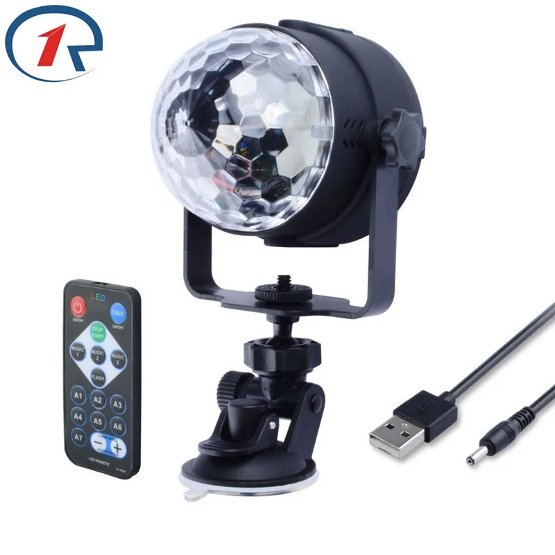 ZjRight ИК пульт дистанционного управления RGB светодиодный Кристалл волшебный