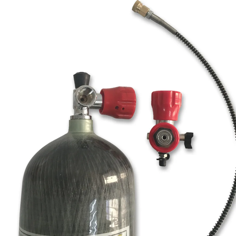 AC168101 6.8L CE Пейнтбольный бак из углеродного волокна Pcp Condor Дайвинг цилиндр 4500Psi