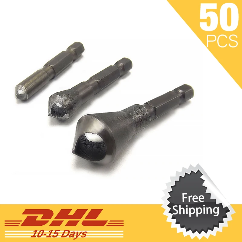 50 шт. DHL Бесплатная доставка Деревообработка снятие заусенцев сверло подшипника