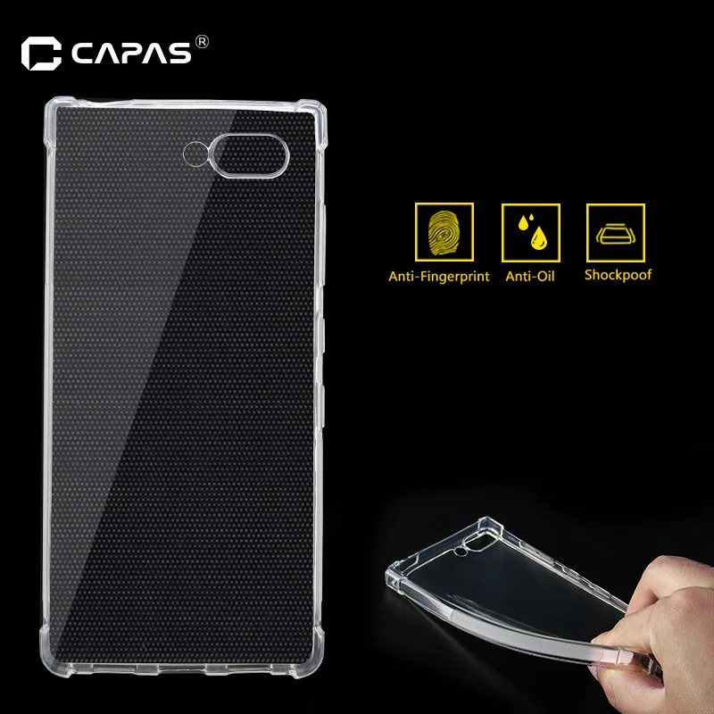 Чехол для BlackBerry KEY2 LE прозрачный мягкий защитный силиконовый чехол