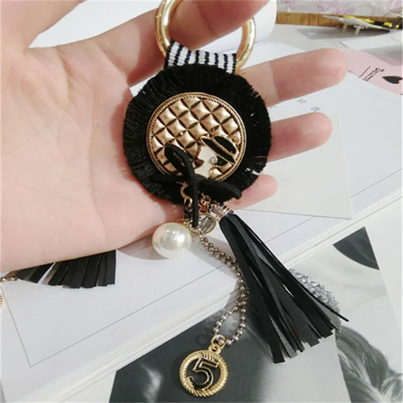 CX Shirling Модный женский брелок с длинной кисточкой Роскошный надписью 5