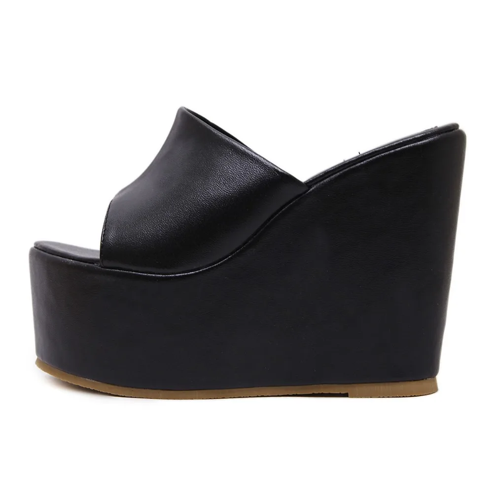 Женские летние шлепанцы пляжная обувь женские туфли лодочки на танкетке с