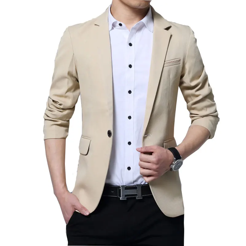 Новинка 2019 мужской весенне осенний повседневный костюм корейский Тонкий