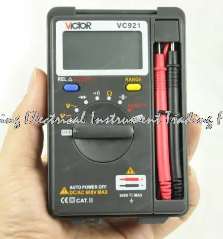 Быстрый Прибытие VICTOR VC921 DMM Встроенный персональный карманный мини цифровой