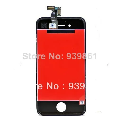 Wholesale Touch Screen+ LCD+Mirror For Apple iPhone 4S LCD Digitizer Assembly DHL Free Shipping | Мобильные телефоны и