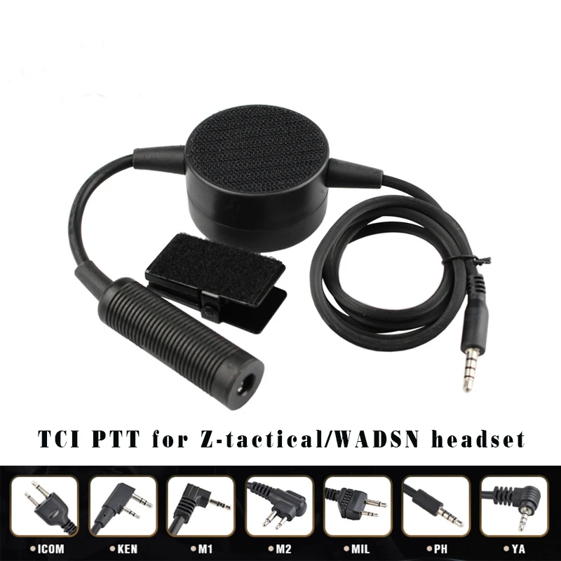 SEIGNEER гарнитура TCI Тактический PTT военный для COMTAC/MSA/EARMOR/TCA/TRI адаптер гарнитуры kenwood