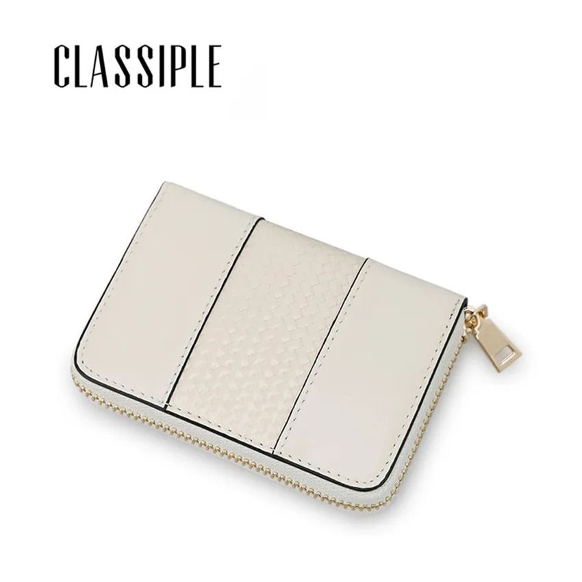 Женские кошельки короткий кошелек на молнии Женский из натуральной кожи