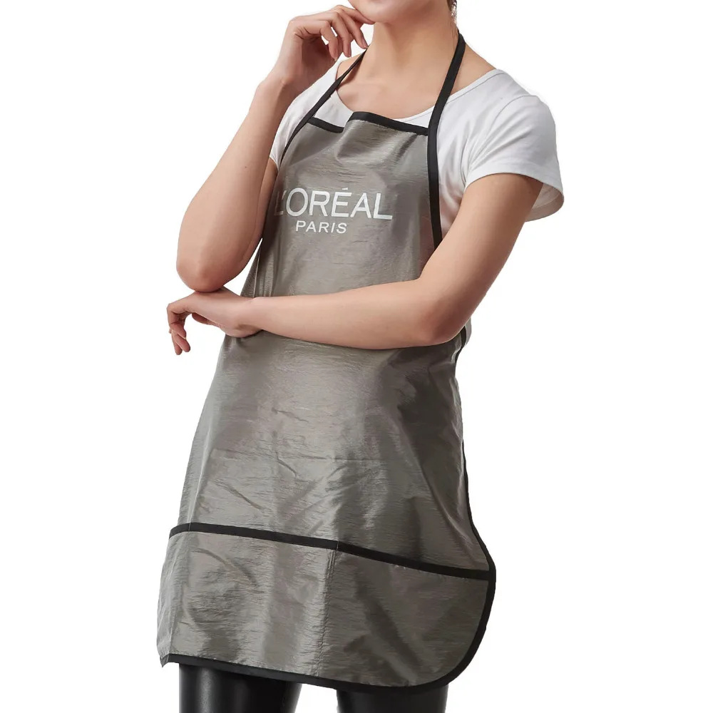 Профессиональный парикмахерский фартук водонепроницаемый нагрудник с надписью