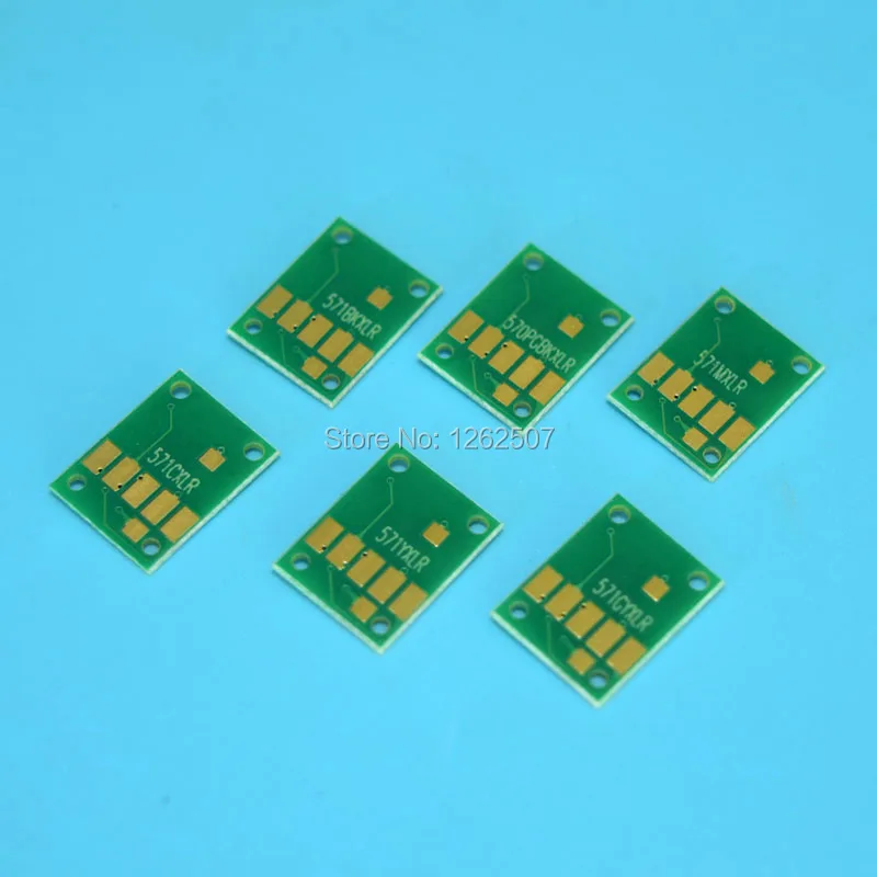 Чипы PGI 470 CLI 471 для принтера canon pgi470 cli471 pixma mg7740 6 цветов | Компьютеры и офис