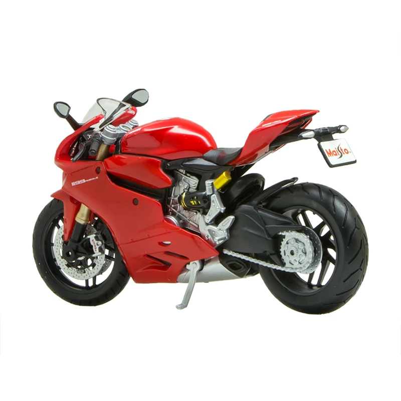 MAISTO 1:12 Ducat 1199 Panigale красная модель мотоцикла масштаб металлический велосипед