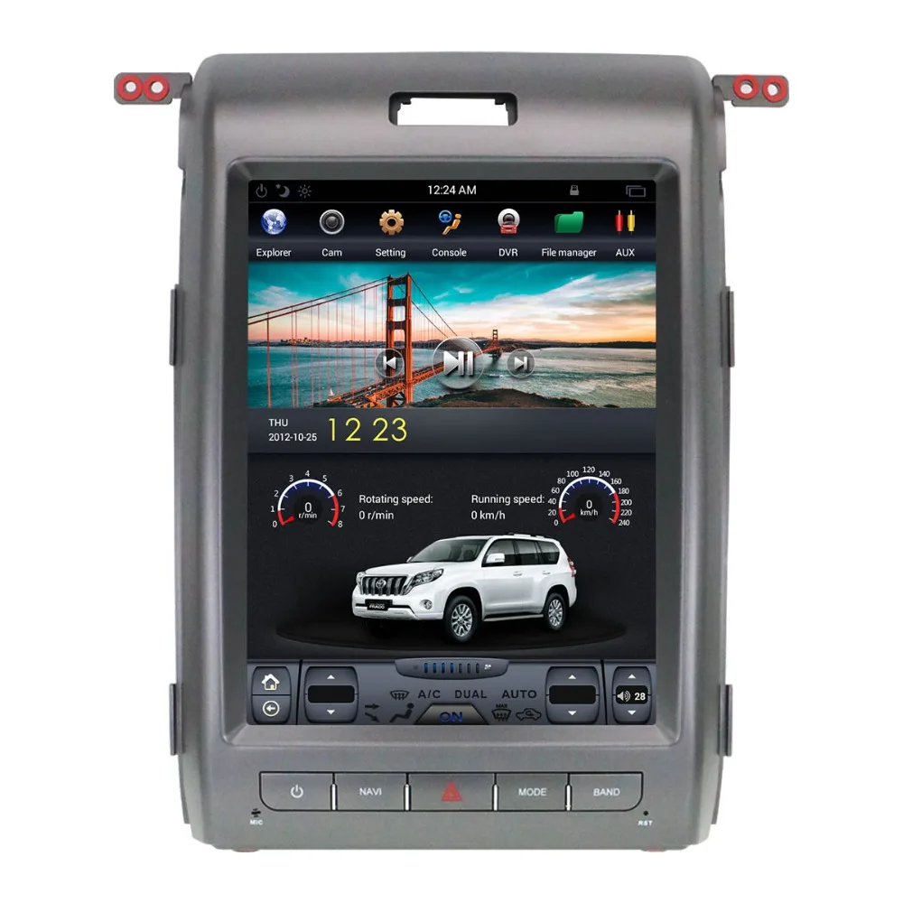 Android Tesla стиль автомобиля нет dvd-плеер gps навигация для Ford F150 2009- Автомобильный мультимедийный радио плеер магнитофон головное устройство