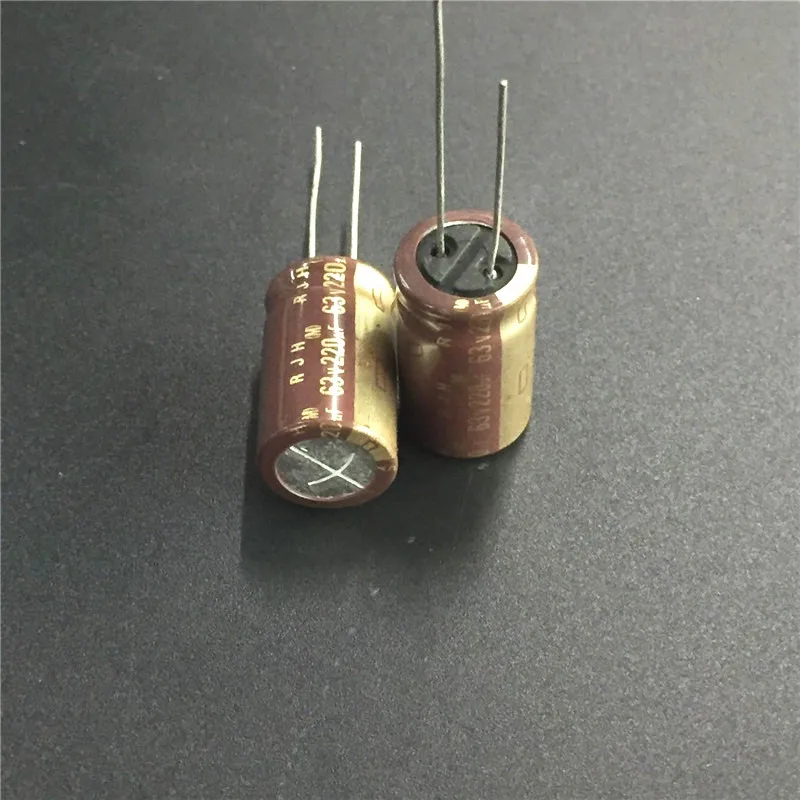 10 шт. 220 мкФ 63V ELNA RJH серии 12 5x20 мм сверхнизкое сопротивление 63V220uF аудио конденсатор