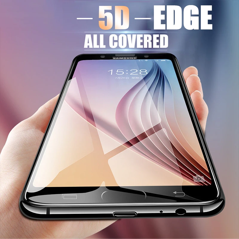 5D для galaxy a 8 Защитное стекло для samsung a8 glass plus 8a a8plus защитная пленка из закаленного стекла