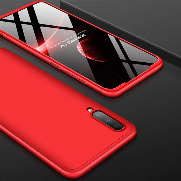 Красный Чехол для samsung Galaxy A70, индивидуальная простроченная защита+ ультратонкая защитная задняя крышка для телефона, чехол для Galaxy A 70 - Цвет: Красный