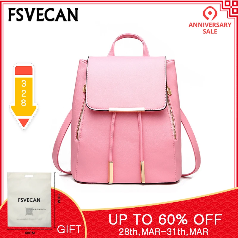 Женский кожаный рюкзак mochila escolar feminina sac a dos femme в Корейском стиле 2019|Женские