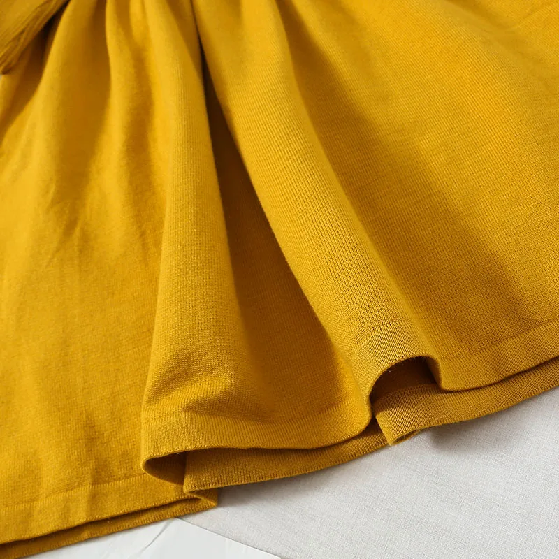 Новинка 2019 модные женские вязаные платья зимний тонкий свитер с высоким