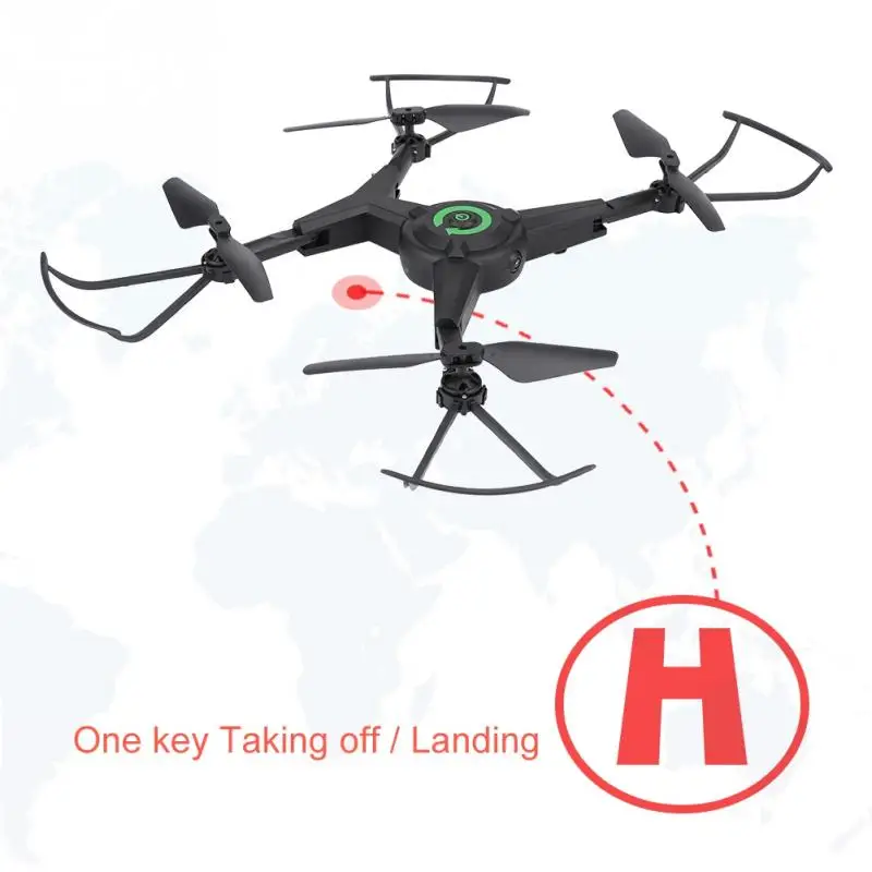 Радиоуправляемый квадрокоптер 2 4 ГГц 4CH складной Дрон 2MP камера WIFI трамиссия FPV