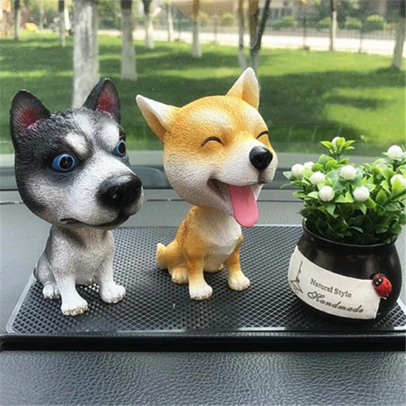 Кукла поплавок &quotХаски&quot из смолы для стайлинга автомобиля|nodding dog|car nodding dogbobblehead
