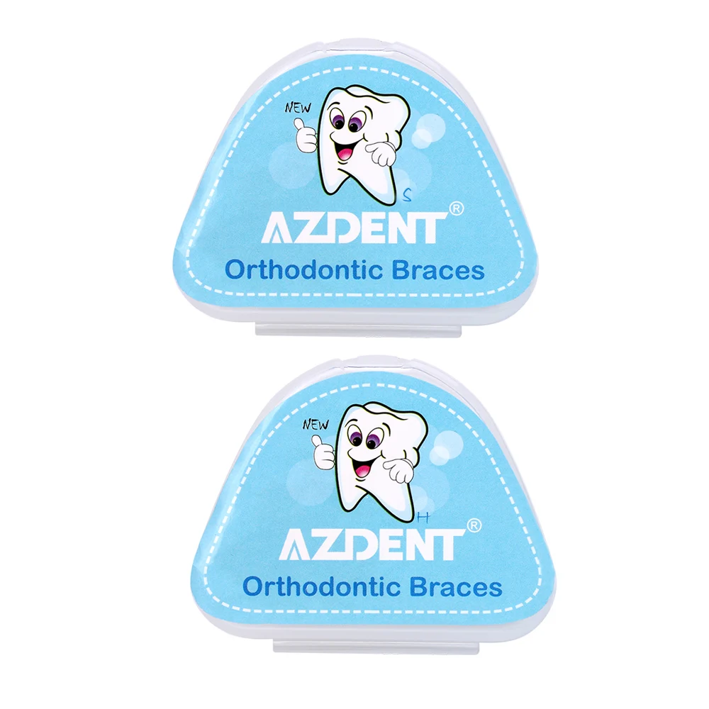 AZDENT зубные брекеты Ортодонтические брекеты силиконовый зубной лоток Стоматологическое выравнивание зубов фиксатор прибор защита для полости рта мягкий жесткий