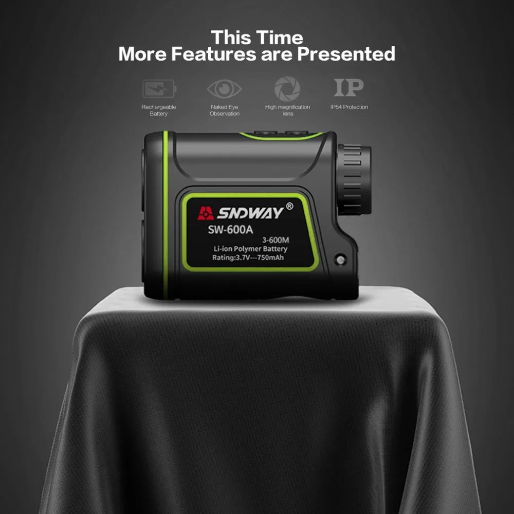 SNDWAY SW 600A монокулярный телескоп лазерный дальномер 600 м Trena для гольфа охоты