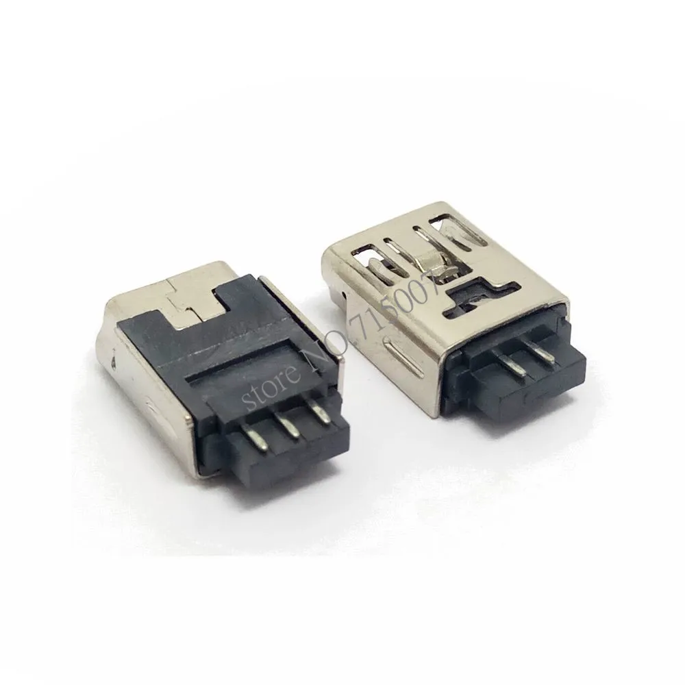 10 шт. DIY Мини USB Тип B Женский 5pin четыре шт в сборе разъем розетка|mini socket|usb busb b type |