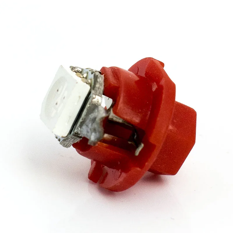 100 шт. T5 B8.4D светодиодный автомобильное освещение подсветка приборов Wedge Bulb t5 B8.4 5050