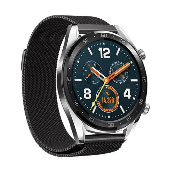 Браслет для часов из нержавеющей стали для huawei Watch GT Honor Magic Watch 2pro металлический ремешок для huawei gt 2 46 мм ремешок для часов 22 мм