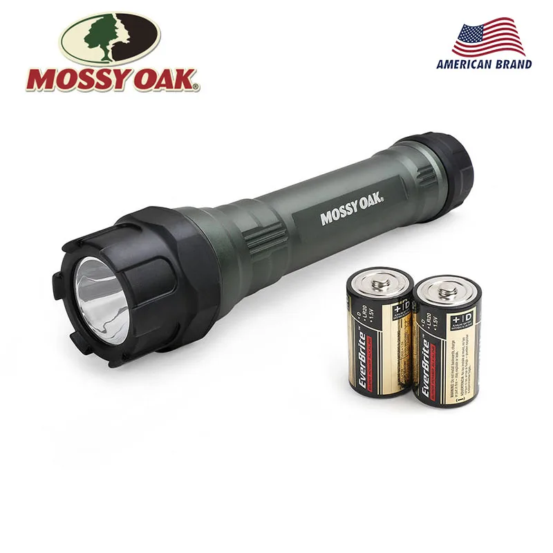 Mossy Oak 360 люмен водонепроницаемый ударопрочный светодиодный фонарик с батареями