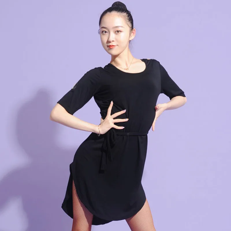 Платье для латиноамериканских танцев сексуальные платья со средним рукавом и