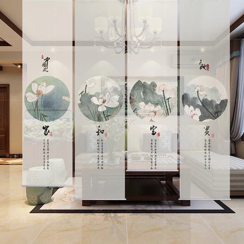 Занавеска &quotЛотос&quot комнату разделить Биомбо Экран узоры окна раздела шторы