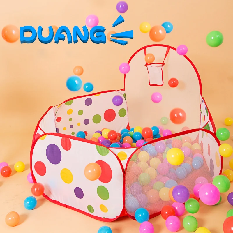 Детский шестигранный Манеж в горошек бассейн для шаров Игровая палатка детей с