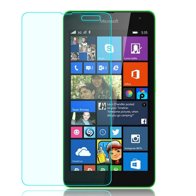 Закаленное стекло для microsoft Lumia 535 Dual SIM RM-1090 Защитное стекло для экрана Защитная пленка для Nokia Lumia 535 пленка