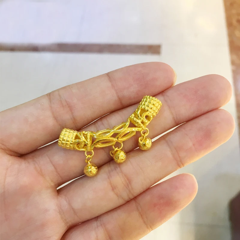 

New Arrival Pure 24K Yellow Gold Pendant Women Hollow Pendant 3.98g