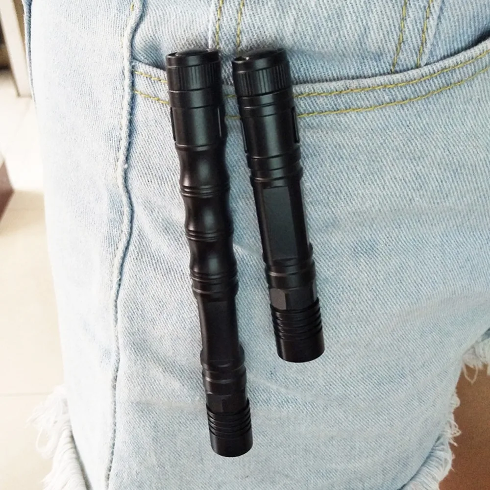 Портативный светодиодный походный мини фонарик суперъяркий Карманный