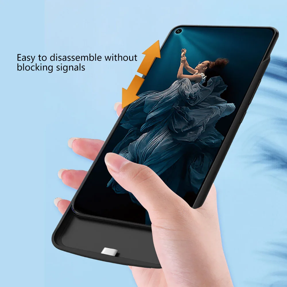 Чехол для huawei Honor 20 с зарядным устройством, 6500 мА/ч, перезаряжаемый резервный внешний аккумулятор, чехол для huawei Honor 20 Pro, тонкий чехол для аккумулятора