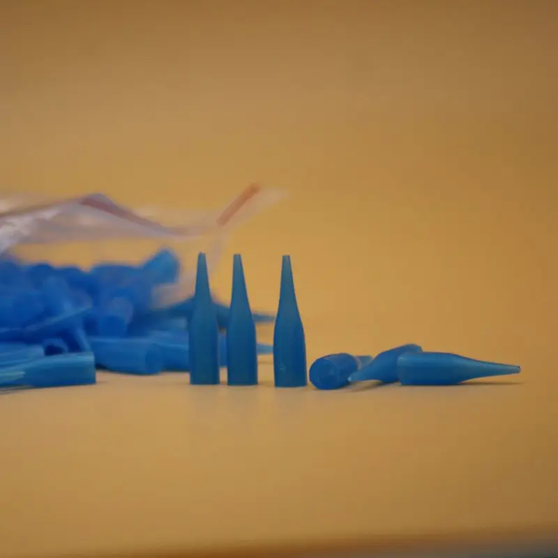 1000 шт синие стерилизованные традиционные иглы для тату кончики бровей губ