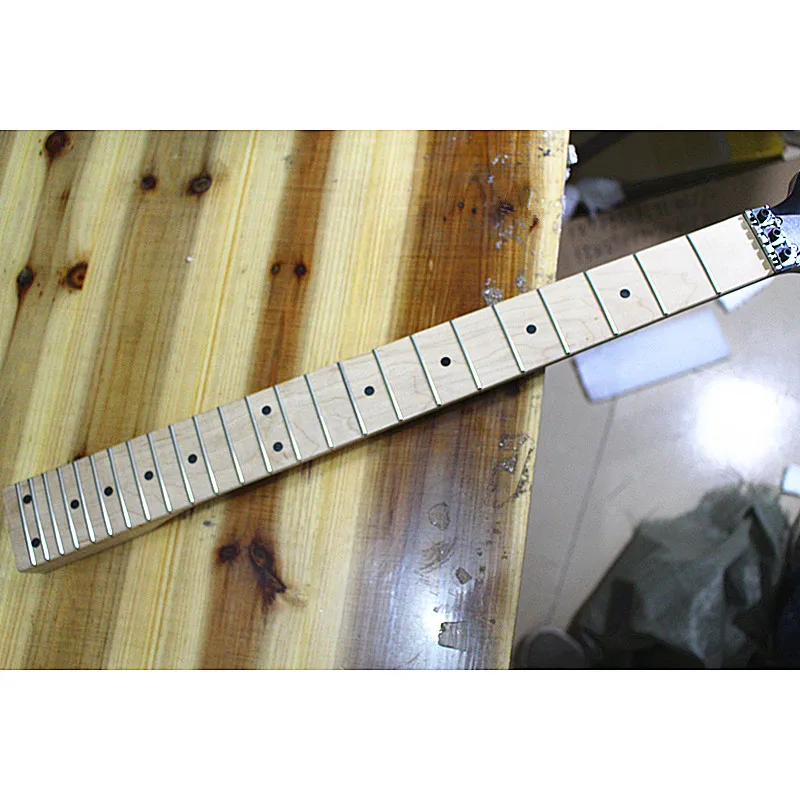 Disado 24 лада Кленовая электрическая гитара Гриф кленовый гриф инкрустация точек